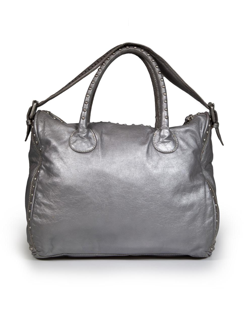 Marc Jacobs Marc by Marc Jacobs Silver Studded Accent Tote In Good Condition In London, GB