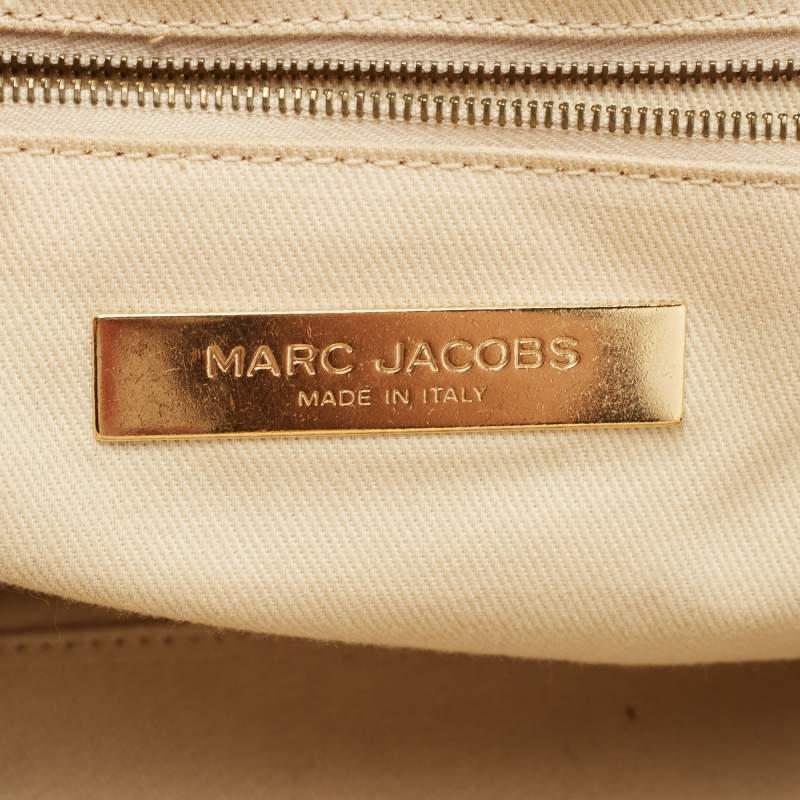 Marc Jacobs Metallic Bronze Quilted Leather Stam Satchel 5