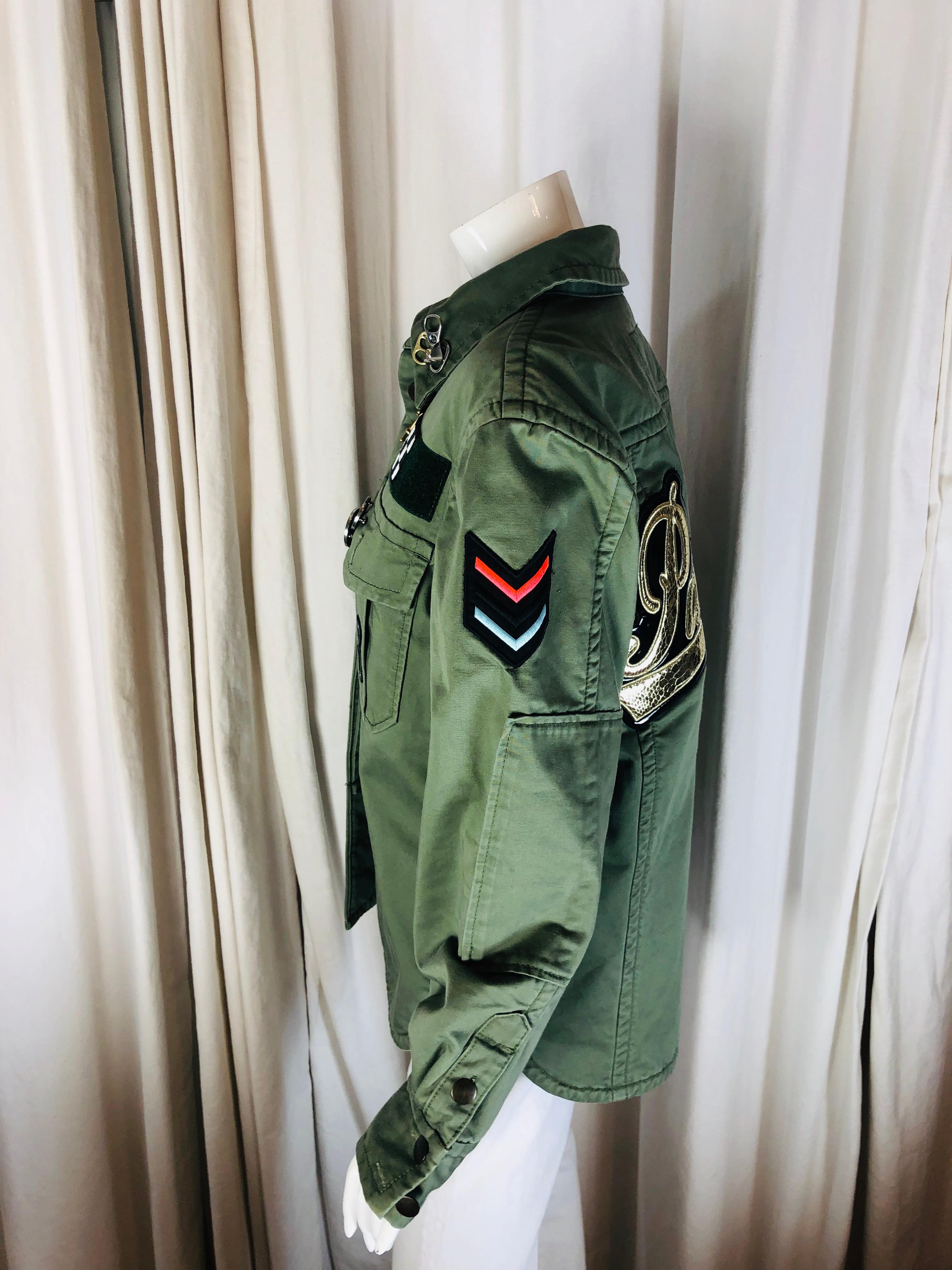 Marc Jacobs Military Style Jacket  In Good Condition In Bridgehampton, NY