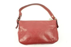 Marc Jacobs Mjbsl04 Red Leather Hobo Bag