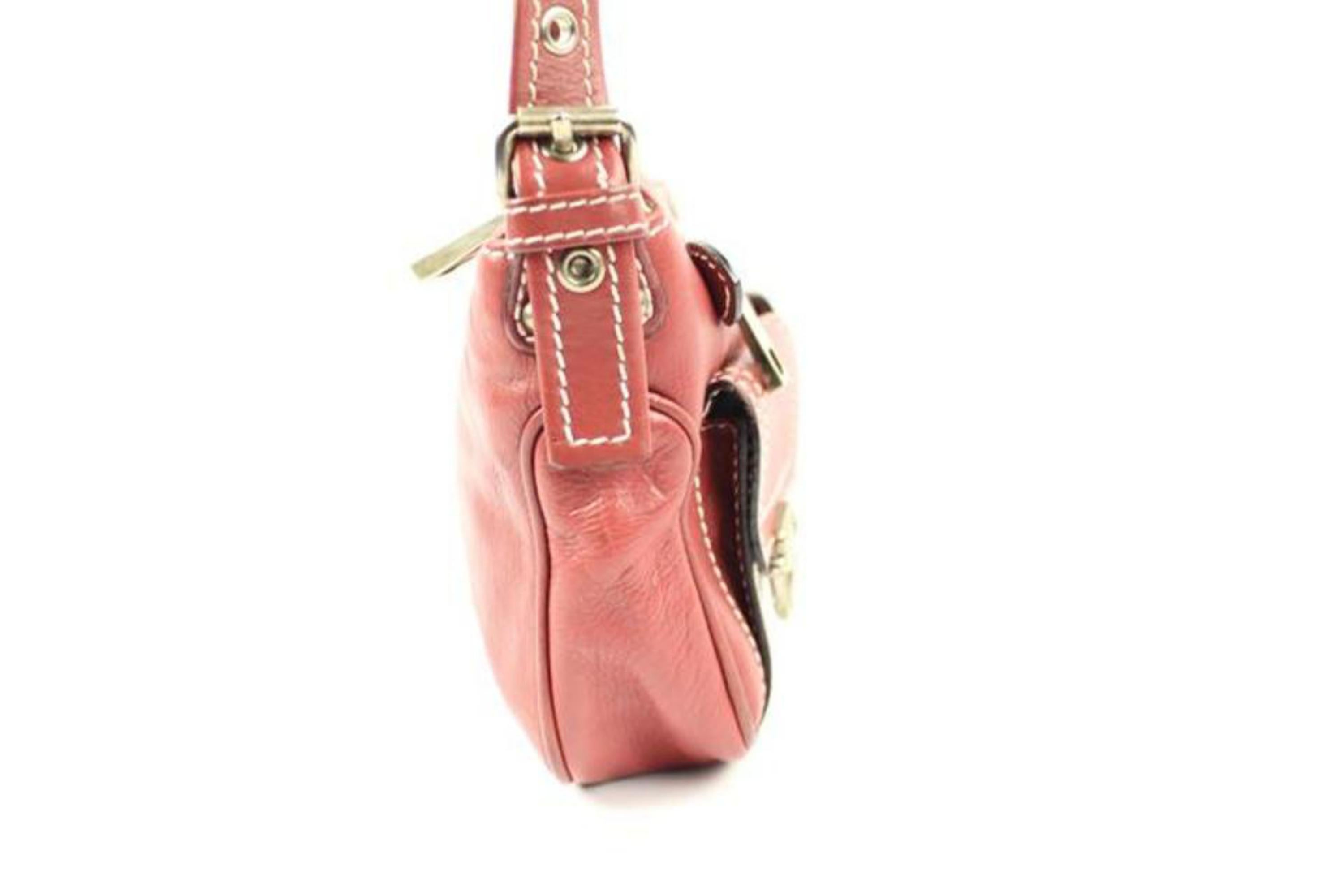 Marc Jacobs Mjbsl04 Red Leather Hobo Bag For Sale 4