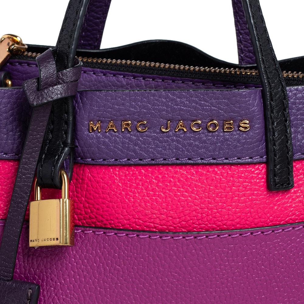 Marc Jacobs Multicolor Leather Mini Colorblocked Grind Tote 1