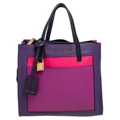 Marc Jacobs Multicolor Leather Mini Colorblocked Grind Tote