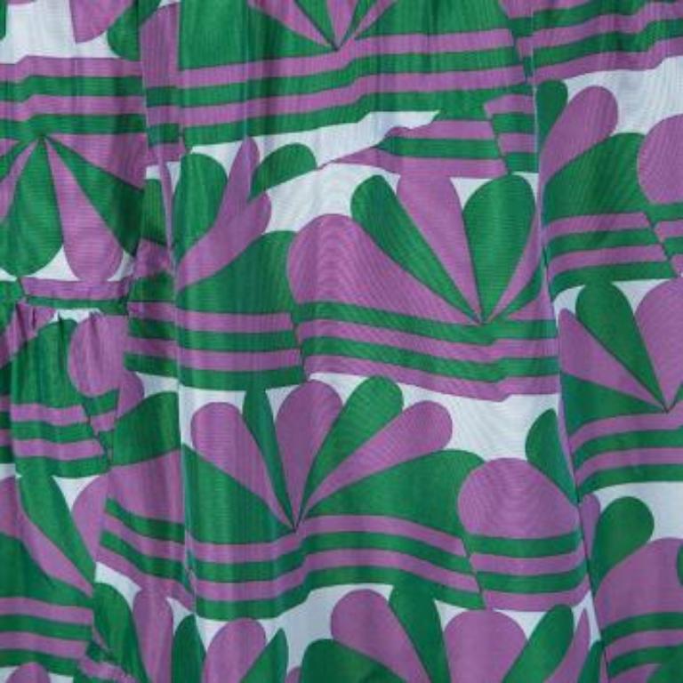 Marc Jacobs Gonna a strati con fondo increspato stampata multicolore XS In condizioni buone in vendita a Dubai, Al Qouz 2