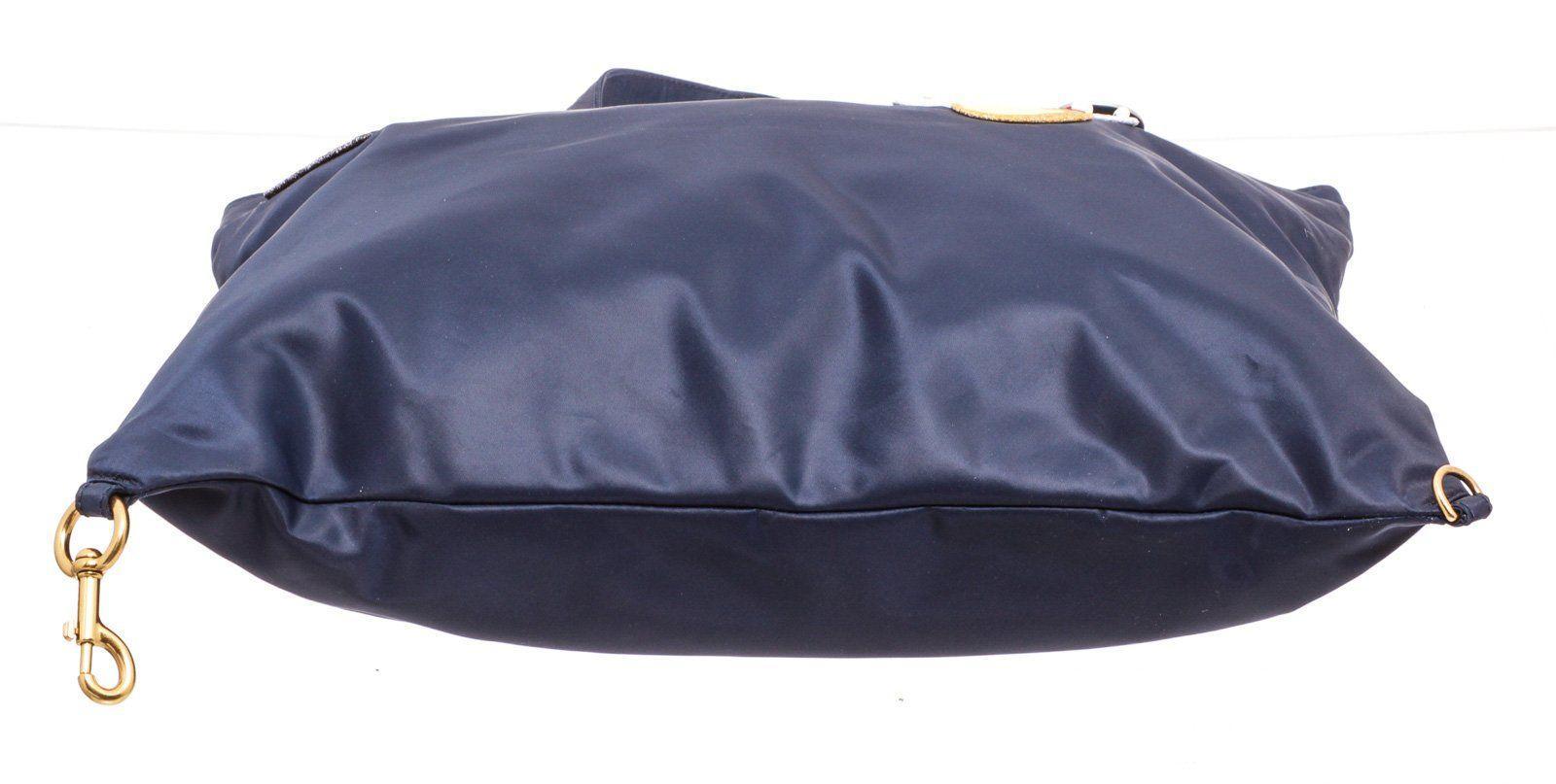Marc Jacobs Marineblaue Nylon-Wingman Shopper-Tasche, zwei flache Griffe im Zustand „Hervorragend“ im Angebot in Irvine, CA