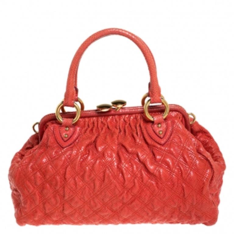 Marc Jacobs by marc jacobs en cuir gaufré orange Pour femmes en vente
