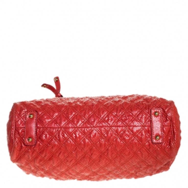 Marc Jacobs by marc jacobs en cuir gaufré orange en vente 1