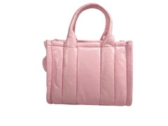 Marc Jacobs Patent Leather Crinkle Tote Bag — Pink