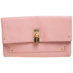 Marc Jacobs Peach Leather Eugenie Clutch