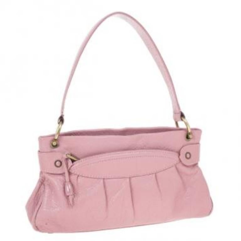 Marc Jacobs Rosa Leder Lola Tasche mit Umbrella (Beige) im Angebot