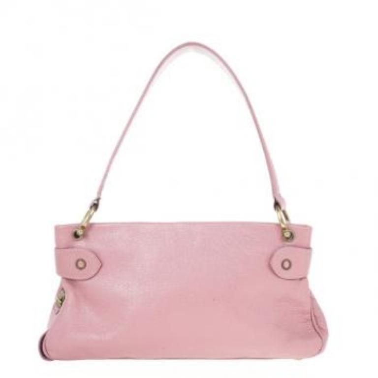 Marc Jacobs Rosa Leder Lola Tasche mit Umbrella im Zustand „Gut“ im Angebot in Dubai, Al Qouz 2