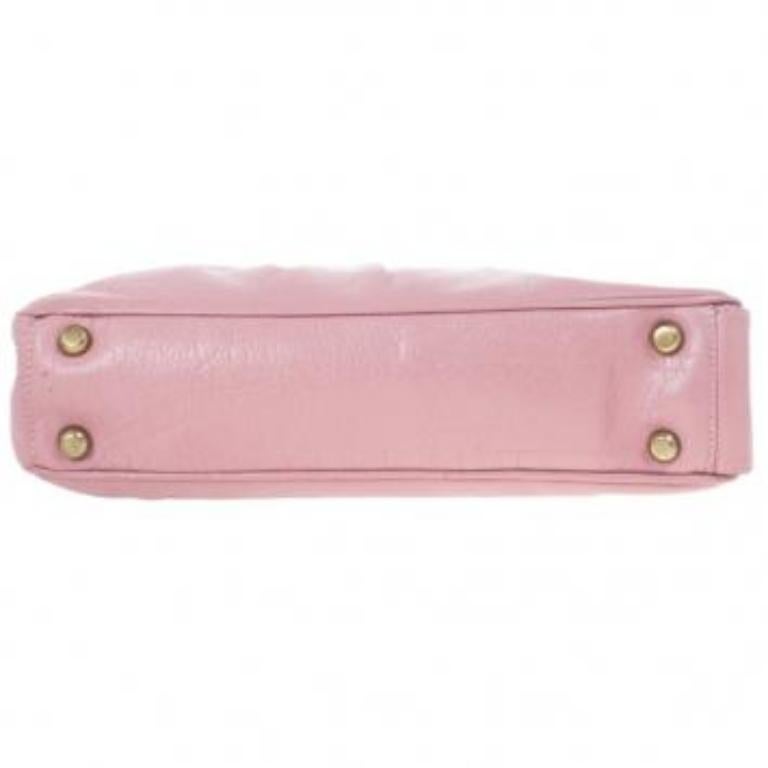Marc Jacobs Rosa Leder Lola Tasche mit Umbrella Damen im Angebot