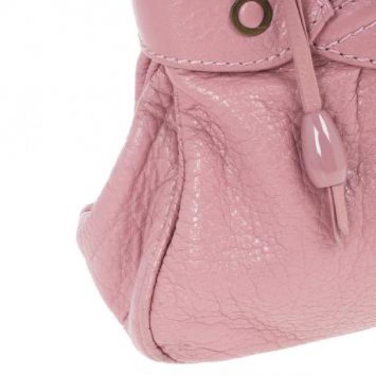 Marc Jacobs Rosa Leder Lola Tasche mit Umbrella im Angebot 2