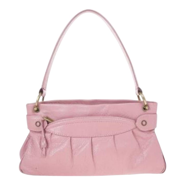 Marc Jacobs Pink Leather Lola Bag With Umbrella