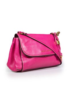 Marc Jacobs Pink Leather The Boho Grind Medium Crossbody Bag