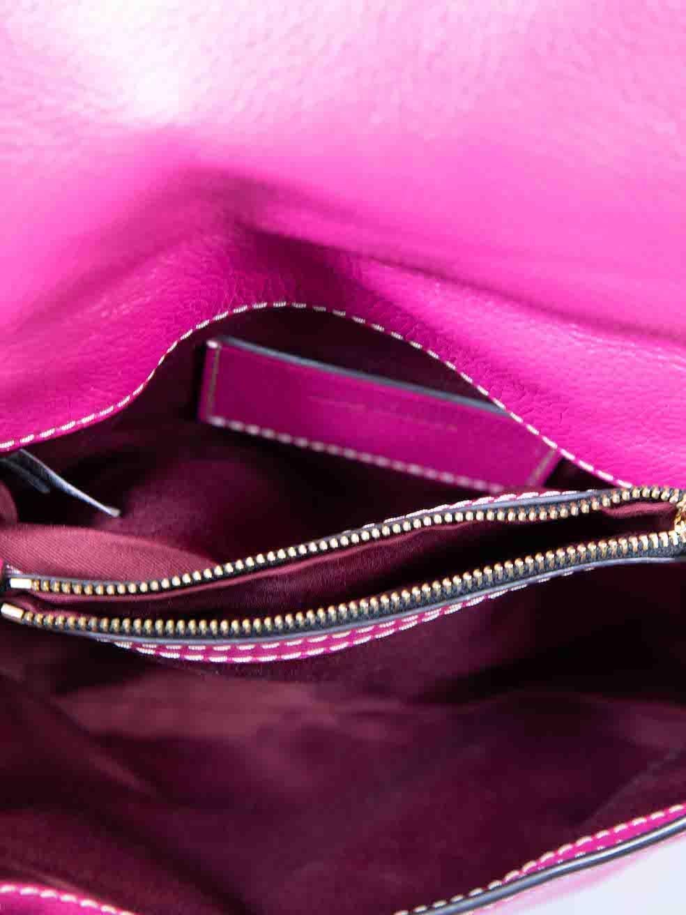 Marc Jacobs Pink Leather The Boho Grind Medium Crossbody Bag 1