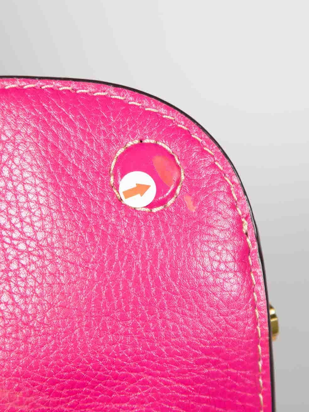 Marc Jacobs Pink Leather The Boho Grind Medium Crossbody Bag 2