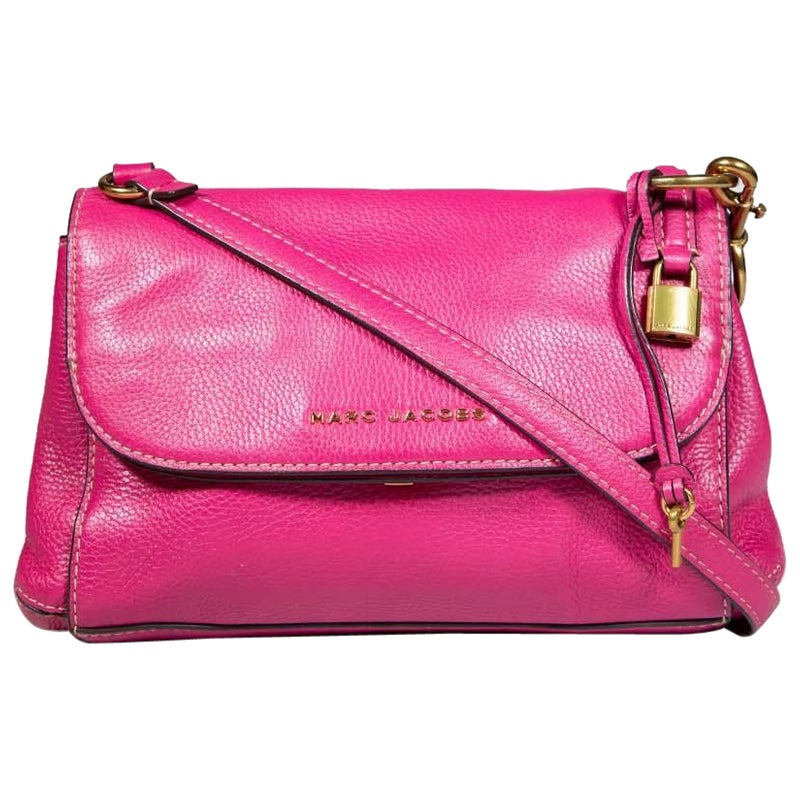 Marc Jacobs Pink Leather The Boho Grind Medium Crossbody Bag