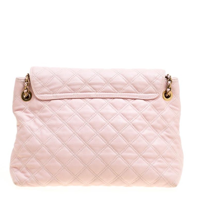 Marc Jacobs Pink Quilted Leather Baroque Shoulder Bag For Sale at 1stDibs