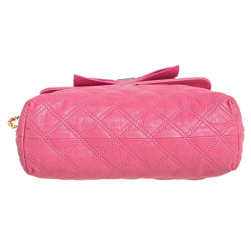 marc jacobs pink quilted bag