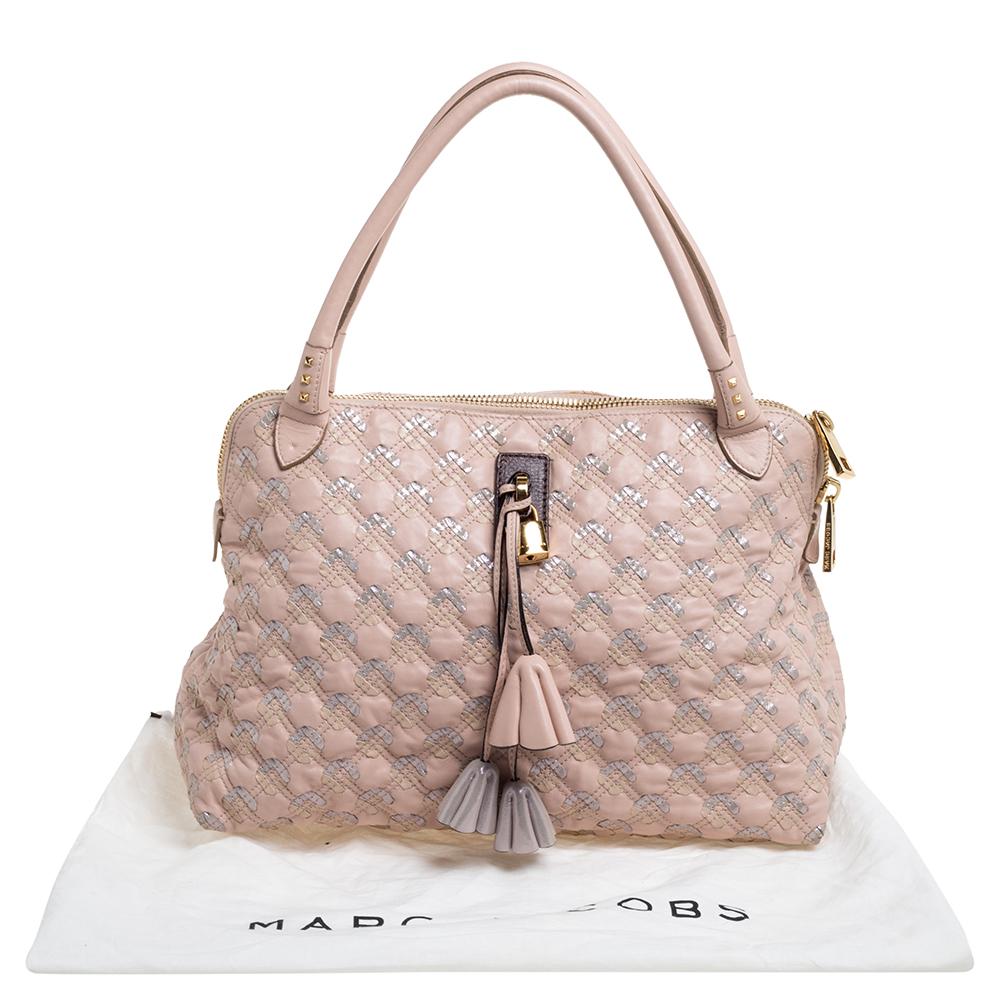Marc Jacobs Pink Quilted Leather Memphis Robert Jena Satchel 5