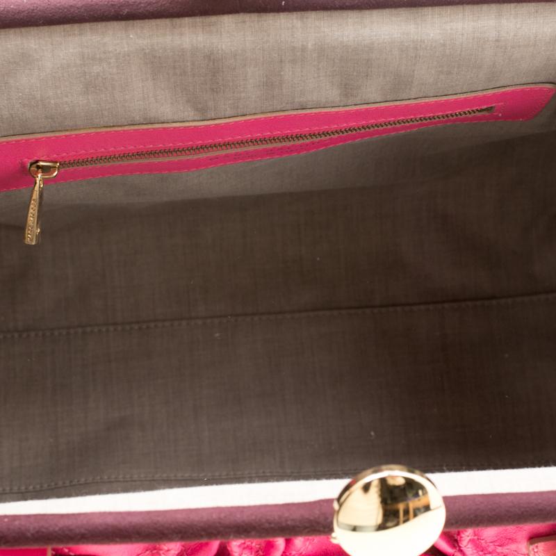 Marc Jacobs Pink Quilted Leather Stam Shoulder Bag 6