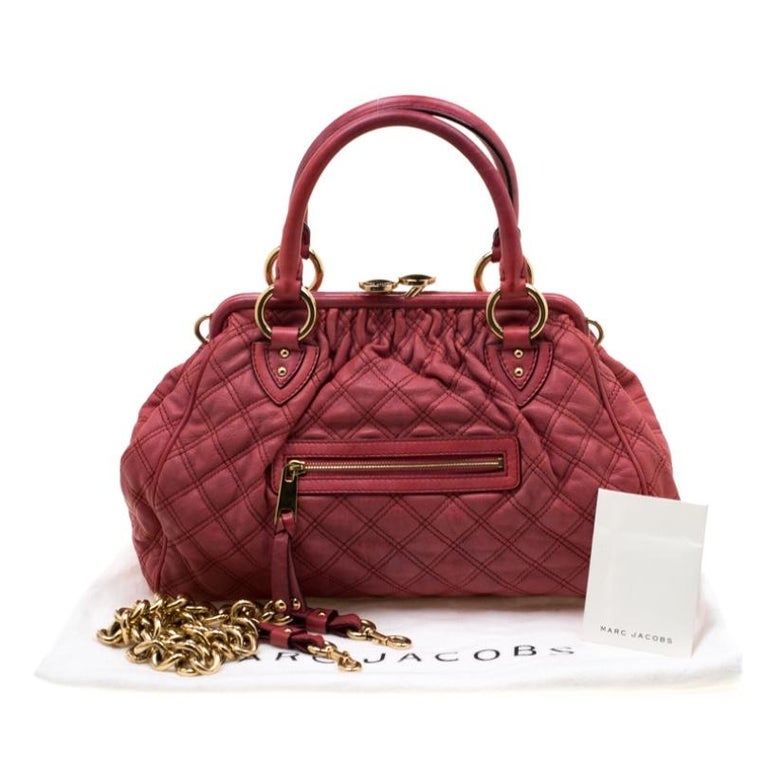 Marc Jacobs Pink Quilted Leather Stam Shoulder Bag at 1stDibs marc