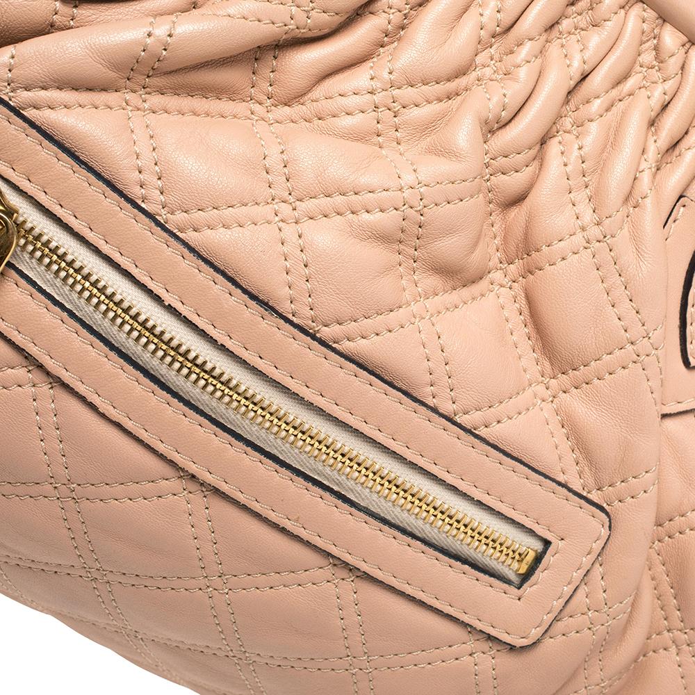 Marc Jacobs Pink Quilted Leather Stam Shoulder Bag 2