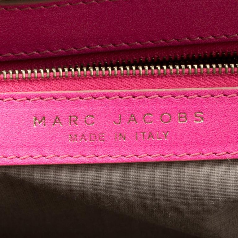 Marc Jacobs Pink Quilted Leather Stam Shoulder Bag For Sale at 1stDibs