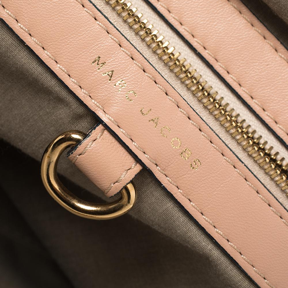 Marc Jacobs Pink Quilted Leather Stam Shoulder Bag 4