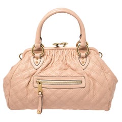 Marc Jacobs Pink Quilted Leather Stam Shoulder Bag