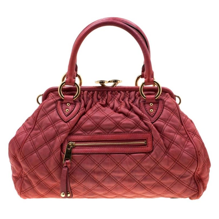 Marc Jacobs Pink Quilted Leather Stam Shoulder Bag at 1stDibs marc