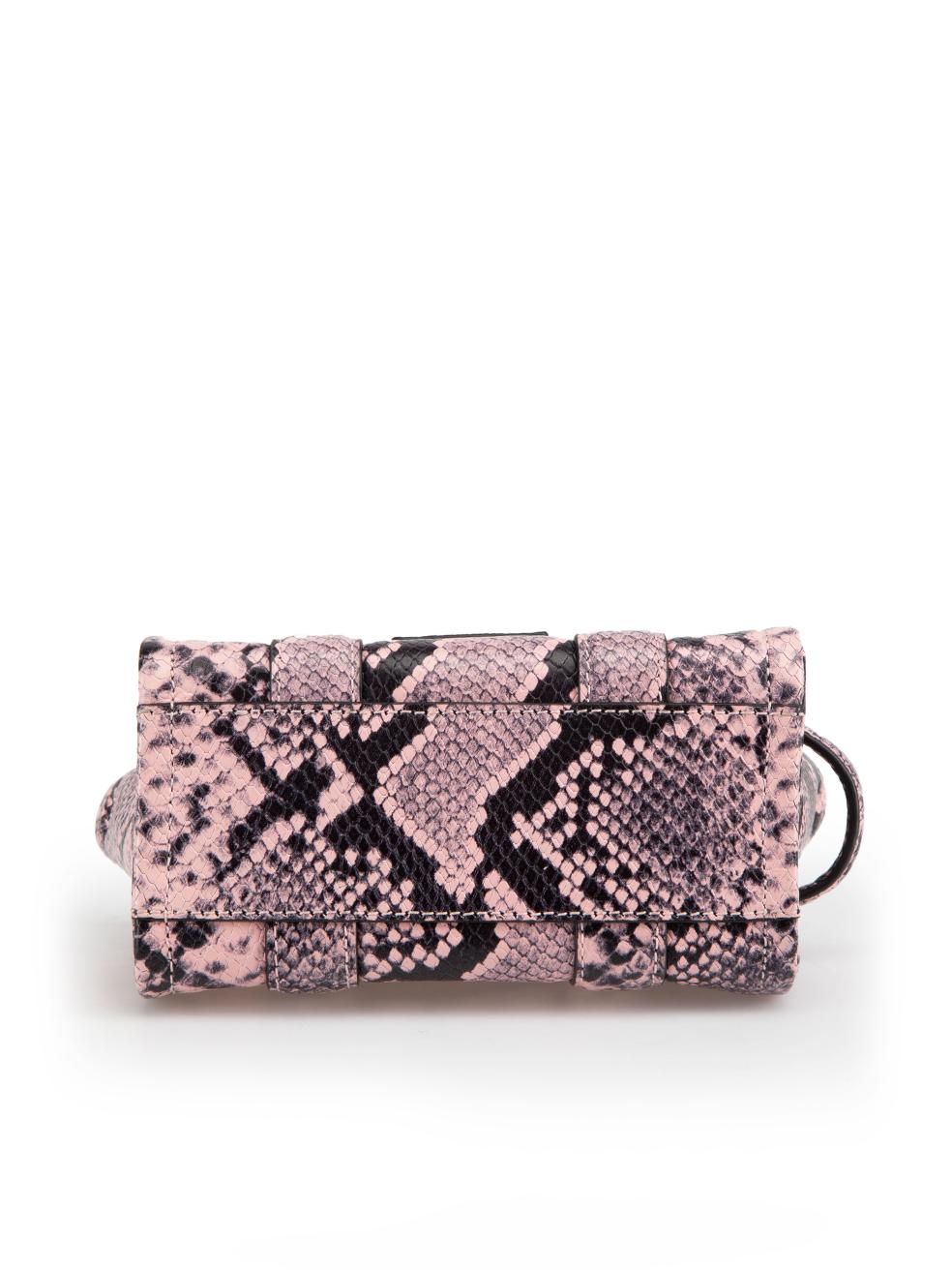 Women's Marc Jacobs Pink The Snake-Embossed Crossbody Tote For Sale