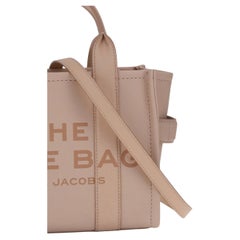 Marc Jacobs Printed Monogram Grained Calf Leather Tote Bag — Rose