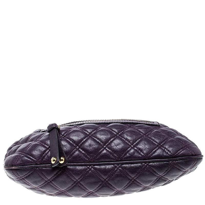 Marc Jacobs Purple Leather Mini Stam Shoulder Bag 1