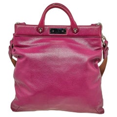 Marc Jacobs Purple Leather Robert Duffy Tote