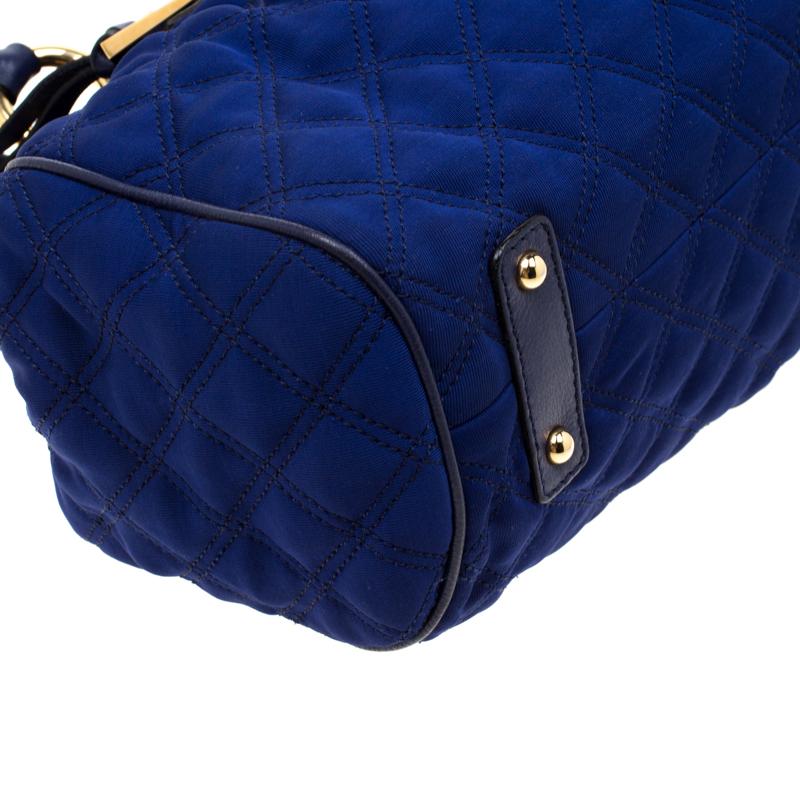 Marc Jacobs Purple Quilted Fabric Stam Shoulder Bag 3