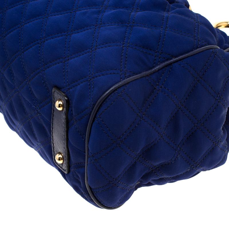Marc Jacobs Purple Quilted Fabric Stam Shoulder Bag 2