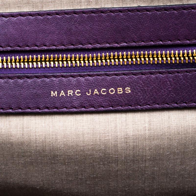Marc Jacobs Purple Quilted Leather Stam Shoulder Bag 1