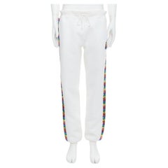 MARC JACOBS pantaloni della tuta con coulisse con paillettes arcobaleno M.