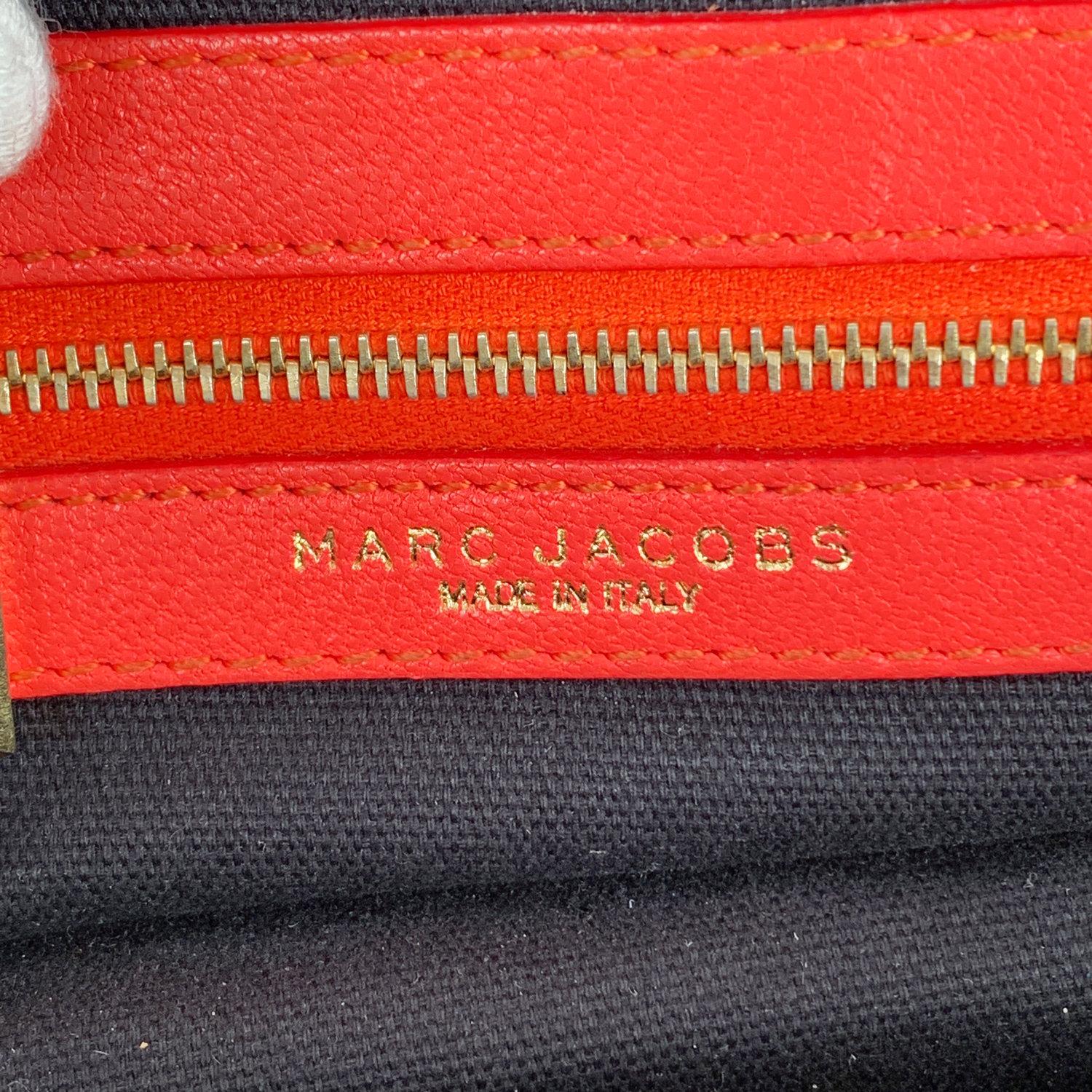 Marc Jacobs Red Coral Quilted Leather Stam Doctor Bag 9