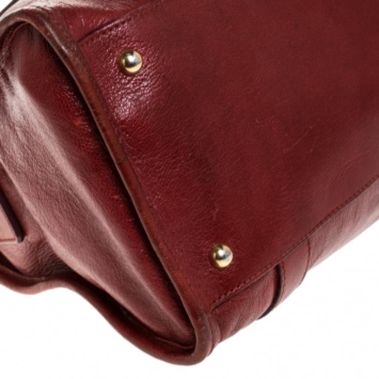 Marrone Marc Jacobs Borsa Wellington Fulton in pelle rossa in vendita