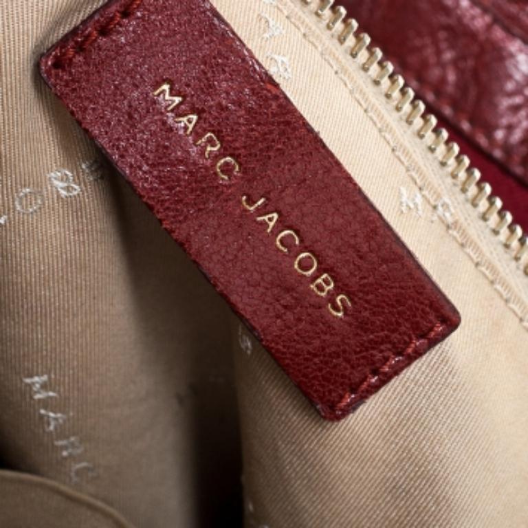 Marc Jacobs Borsa Wellington Fulton in pelle rossa in vendita 1