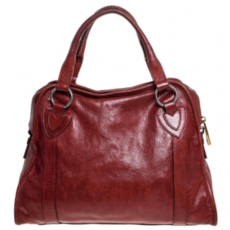 Marc Jacobs Borsa Wellington Fulton in pelle rossa in vendita 3