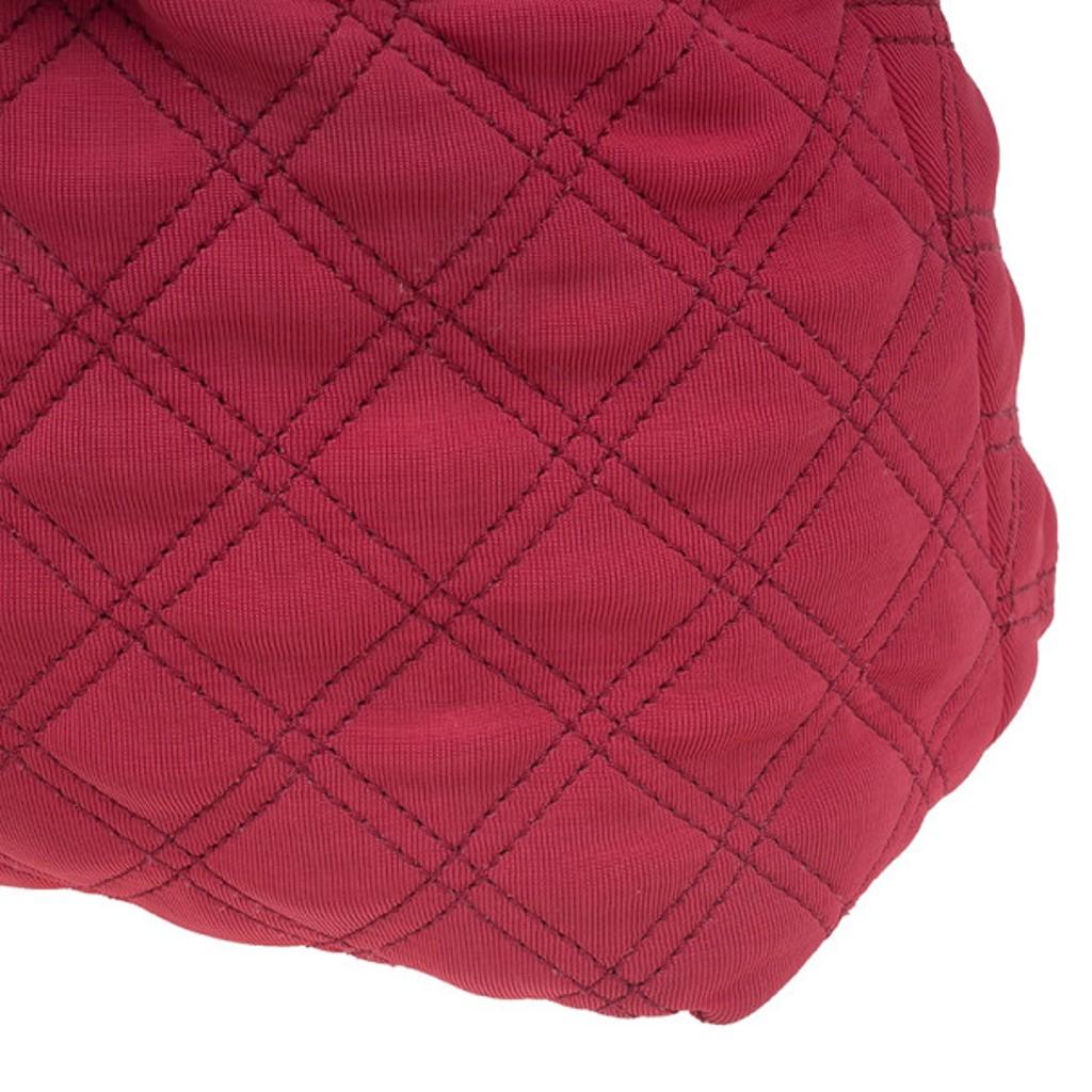Marc Jacobs Red Quilted Jersey Bruna Bow Satchel 11