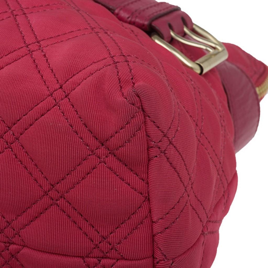 Marc Jacobs Red Quilted Jersey Bruna Bow Satchel 2