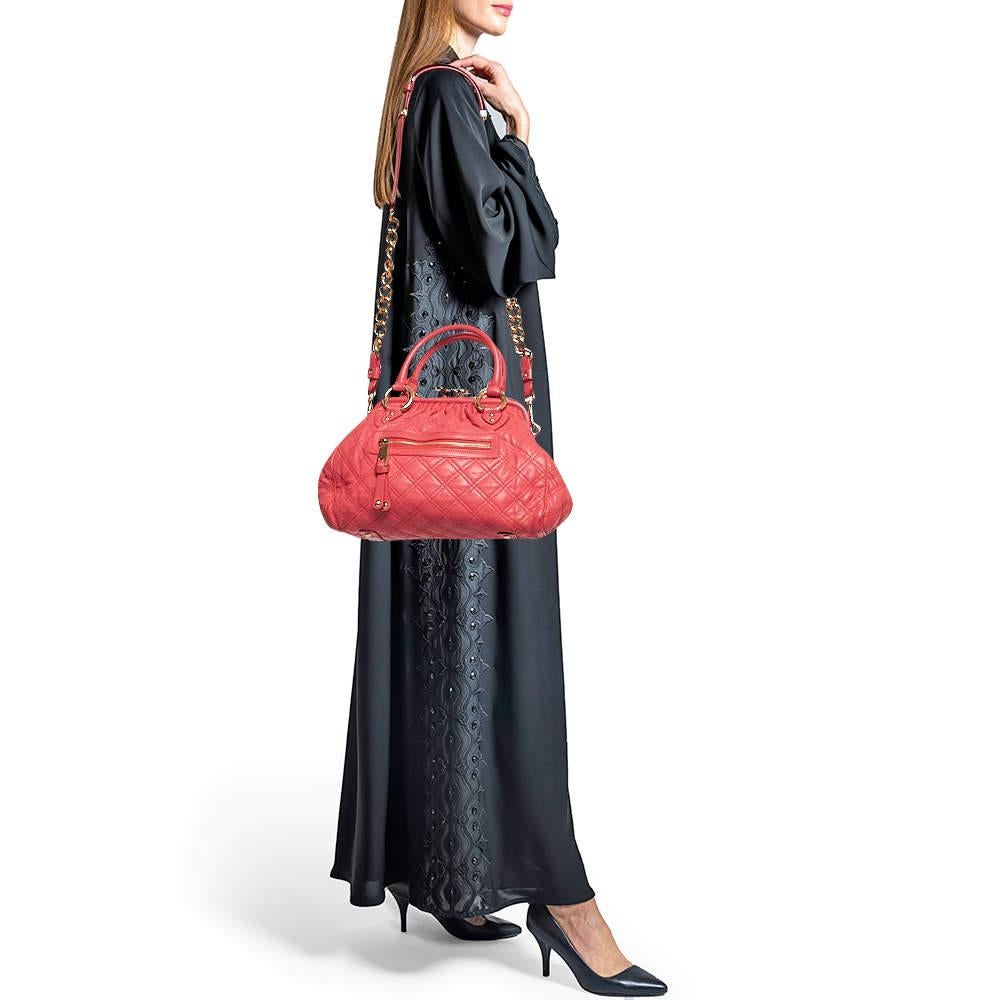 Designer bags are ideal companions for ample occasions Here we have a fashion meets functionality piece crafted with precision. It has been equipped with a well sized interior that can easily fit all your essentials.