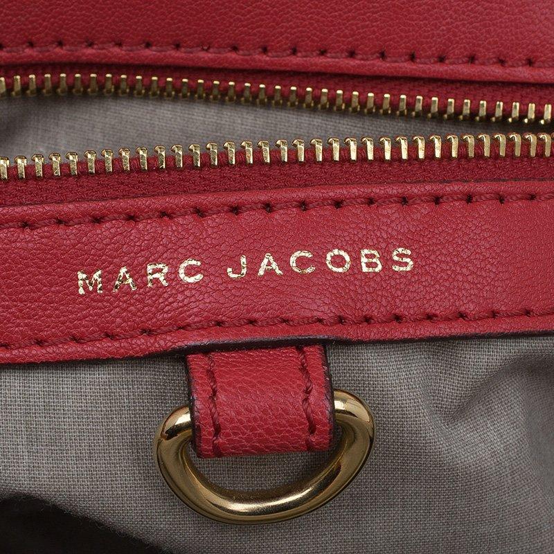 Marc Jacobs Red Quilted Leather Stam Shoulder Bag 2