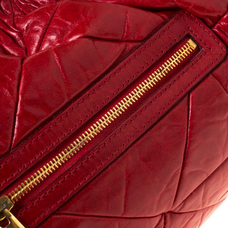 Marc Jacobs Red Quilted Leather Stam Shoulder Bag 2