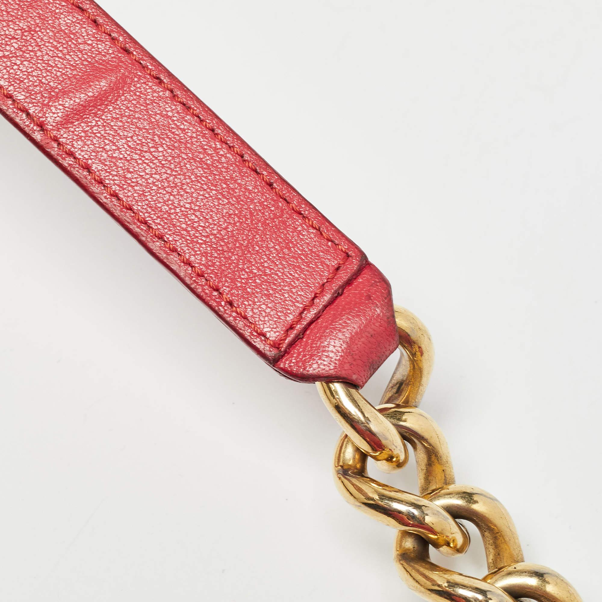 Marc Jacobs Red Quilted Leather Stam Shoulder Bag 2